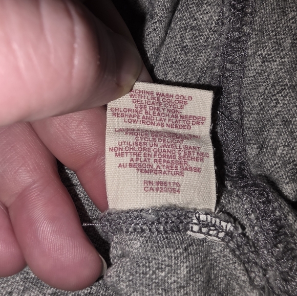 Free People Top Size L Gray/Multicolor Floral Embroidery - Picture 7 of 12